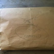 Yellow Envelope of Past Exhibit Materials on Civil War Era